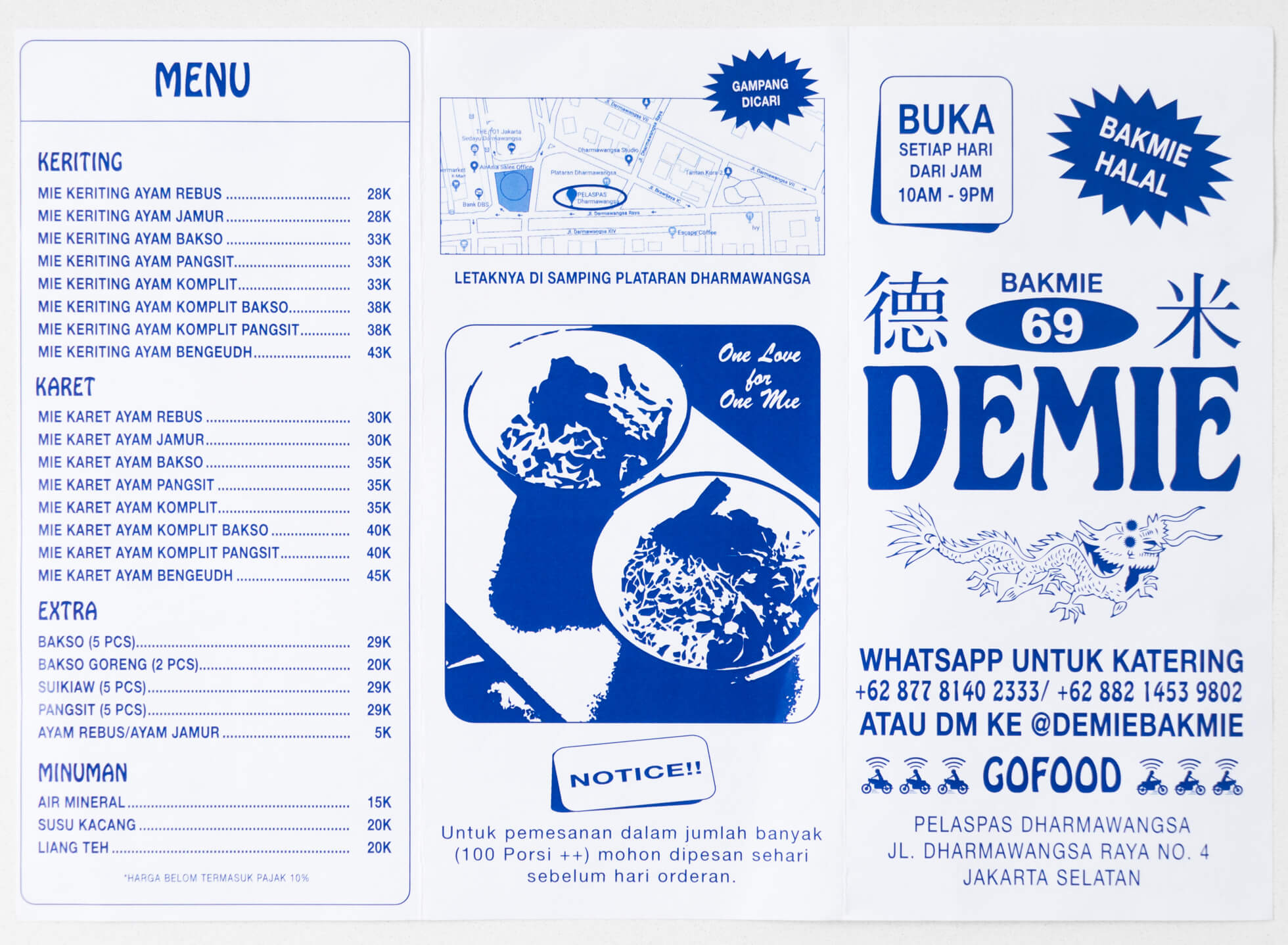 A Matter of Design: DEMIE Bakmie - Manual Jakarta