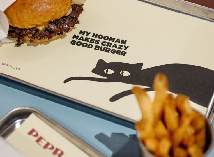 At PEPR., Smash Burgers and a Feline Inspiration